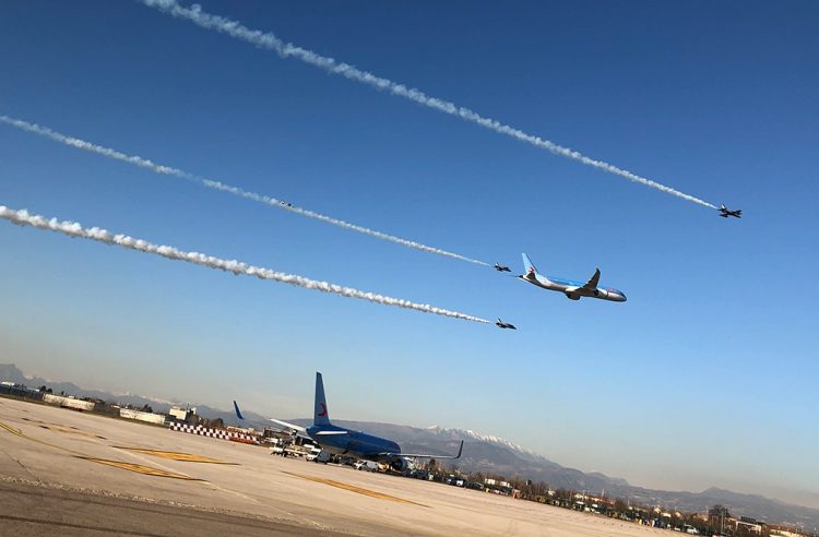 Neos hat seinen Dreamliner präsentiert