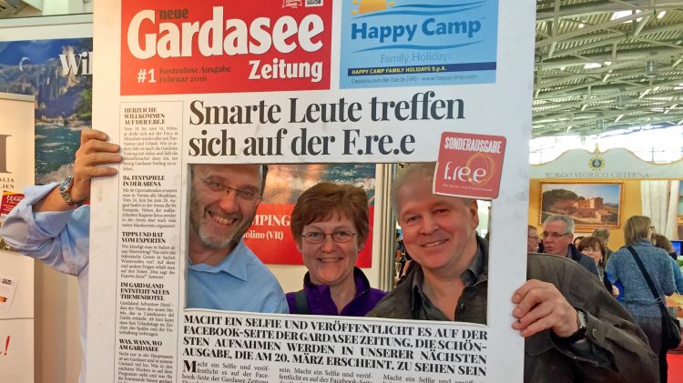 Smarte Leute treffen sich auf der FREE Munchen!