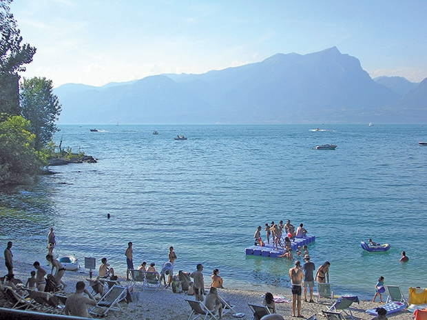 Rekordtemperaturen rund um den Lago