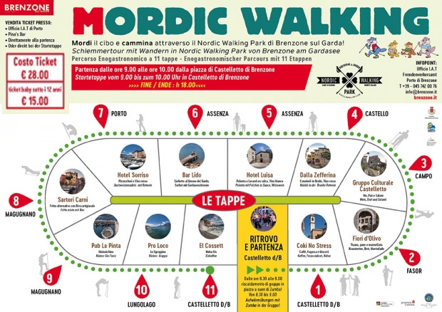 Brenzone: Mordic Walking wurde erneut verschoben und wird während der Santa Caterina-Messe veranstaltet