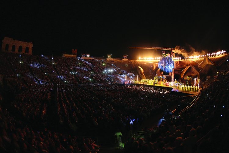 Endspurt in der Arena von Verona