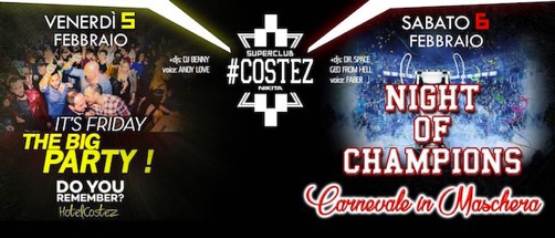 Costez: 6/2 Night of Champions „Masken-Karneval“