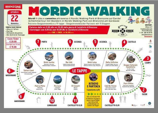 „Mordic Walking!“ in Brenzone sul Garda