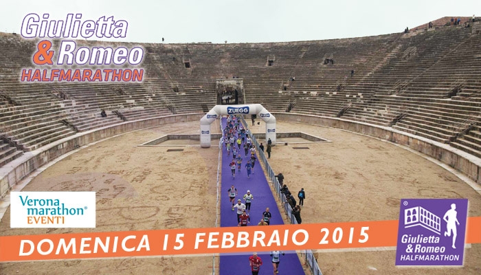 In Verona erwartet man Sportler im Februar zum Half Marathon