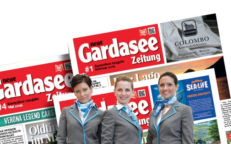 Die Gardasee Zeitung fliegt mit Air Dolomiti