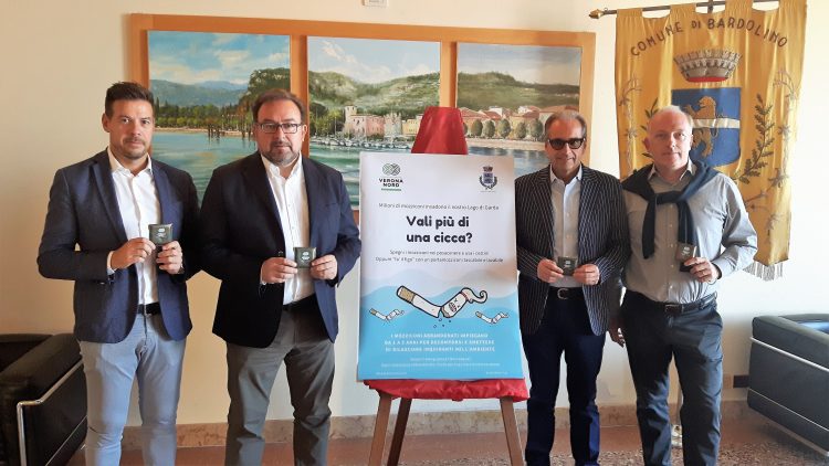 Bardolino sagt den Zigarettenkippen den Kampf an