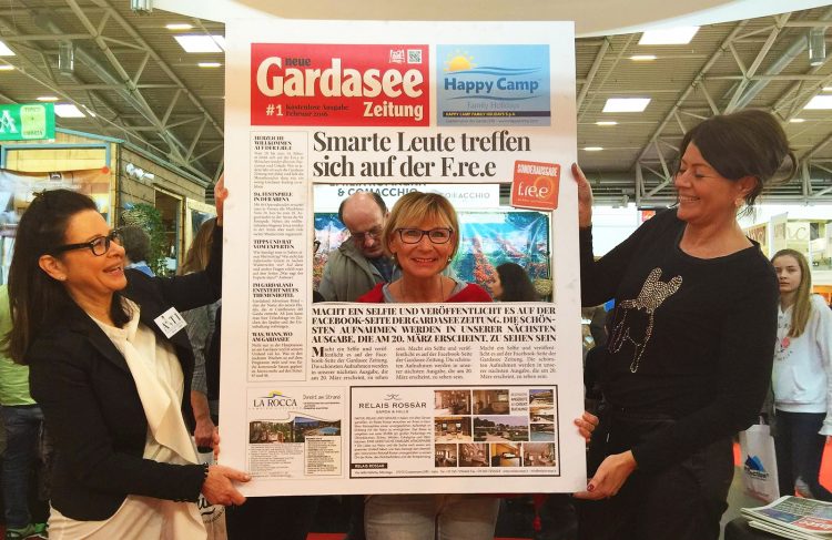 Die Gardasee Zeitung auf der FREE 2018