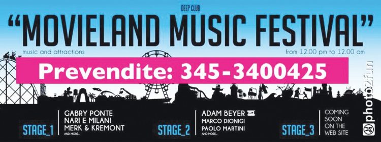 Movieland lädt am 6. Juli zum ersten Music Festival eines Kino-Themenparks