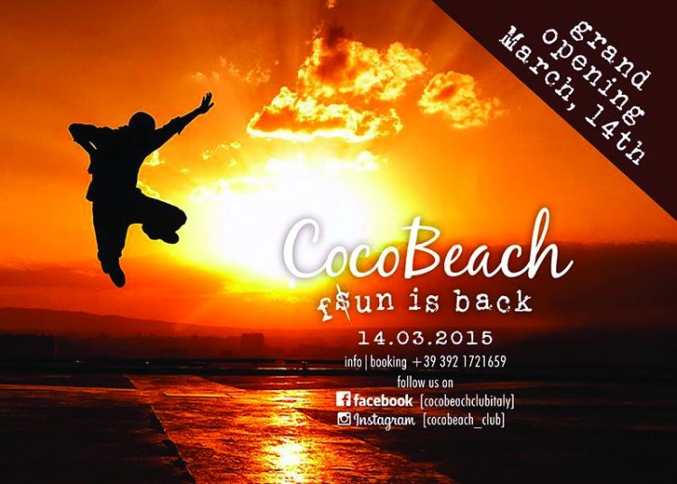 Coco Beach: Saisoneröffnung am 14. März