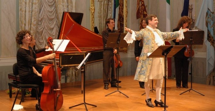 Vivaldi an der Scuola Grande di S. Rocco in Venedig