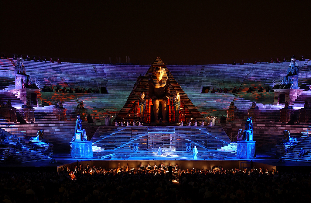 Aida in der Arena von Verona