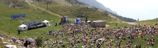 Doppelkonzert mit der Arena von Verona auf dem Monte Baldo