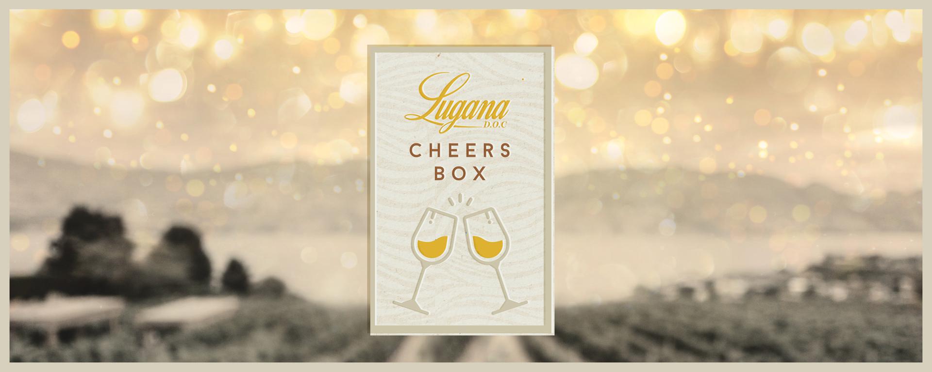 Herzliche Grüße mit der Lugana Cheers Box, und Toast online ab 23. Dezember