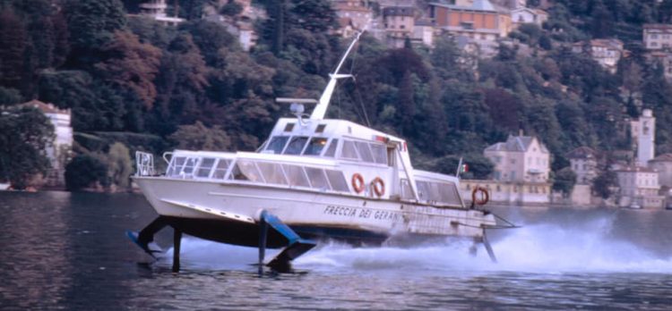 Historisches Tragflügelboot wird zum Museumsstück