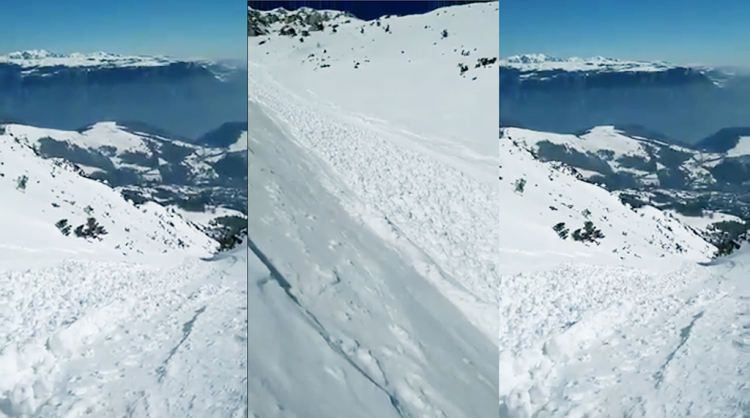Das Video des Schneeflusses auf dem Monte Baldo ist viral gegangen