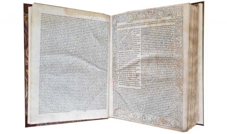 Eine Divina Commedia von 1493, fachmännisch restauriert in der Biblioteca Capitolare von Verona
