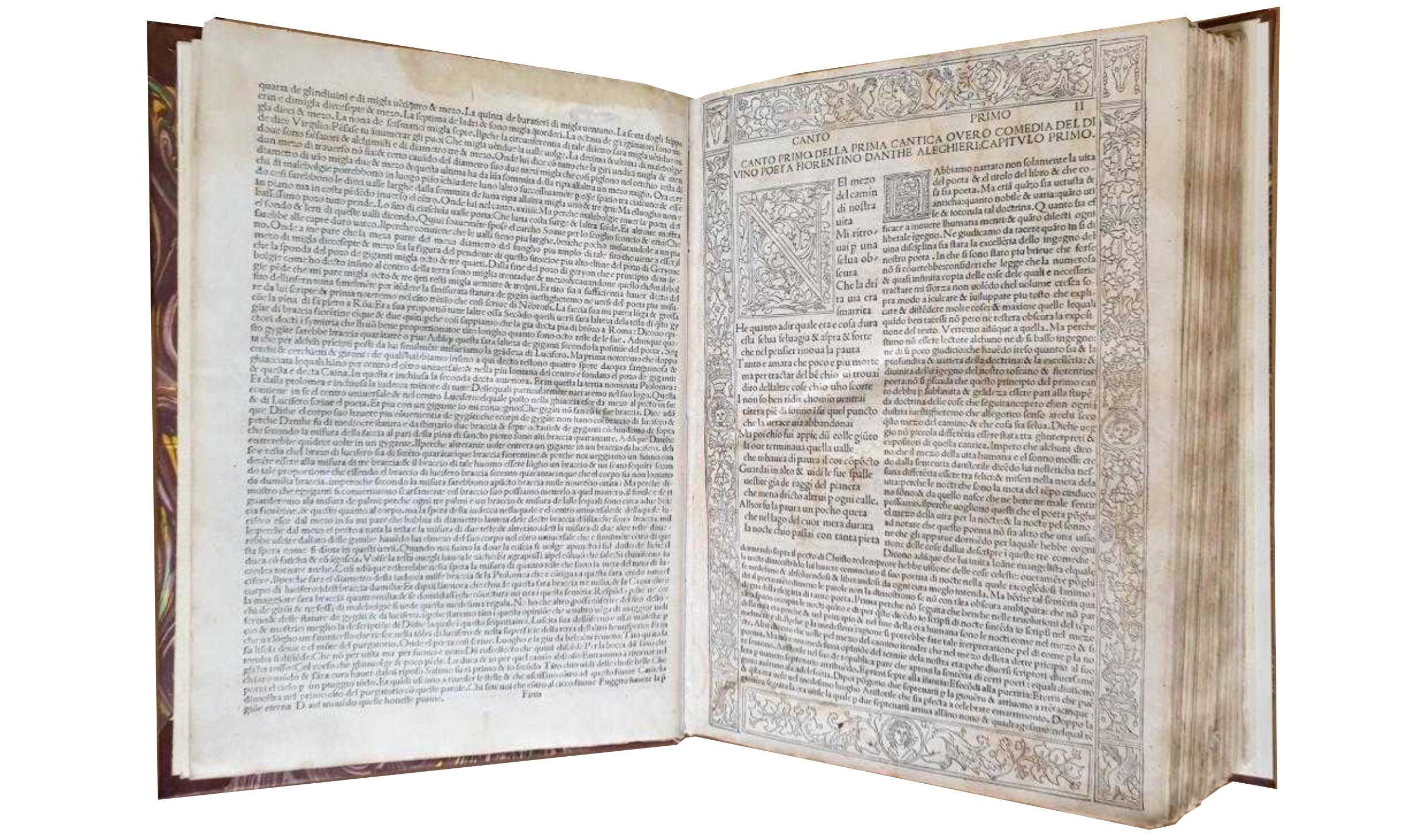 Eine Divina Commedia von 1493, fachmännisch restauriert in der Biblioteca Capitolare von Verona