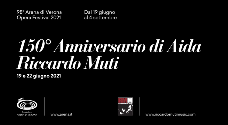 Verona: Am, 19. Juni, beginnen die 98. Opernfestival mit Verdis Aida unter der Leitung von Muti