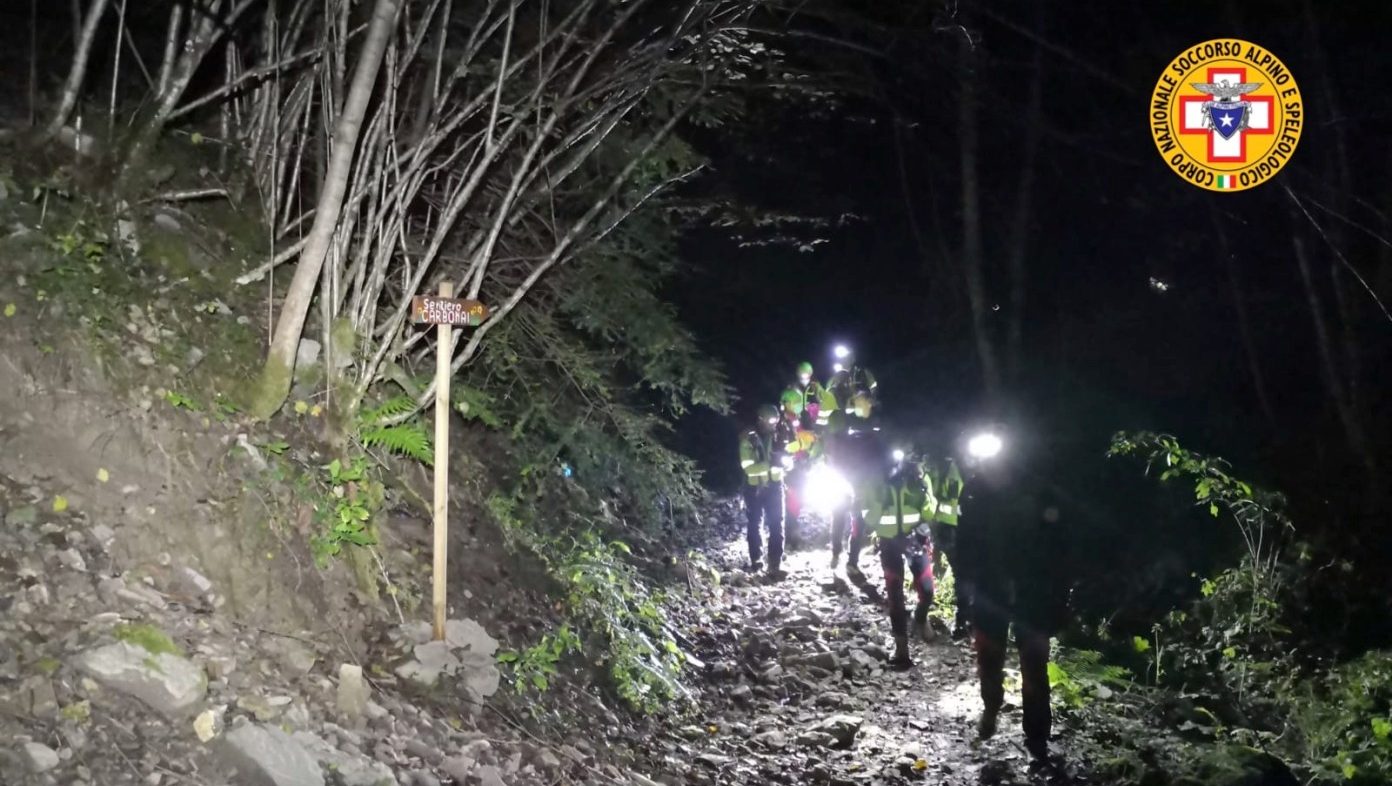 Verirrter Wanderer am Monte Baldo nachts in Torbole wiedergefunden