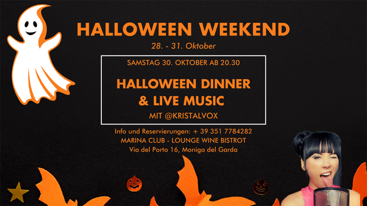 Moniga Porto: Halloween-Weekend im Marina Club – Lounge Wine Bistrot