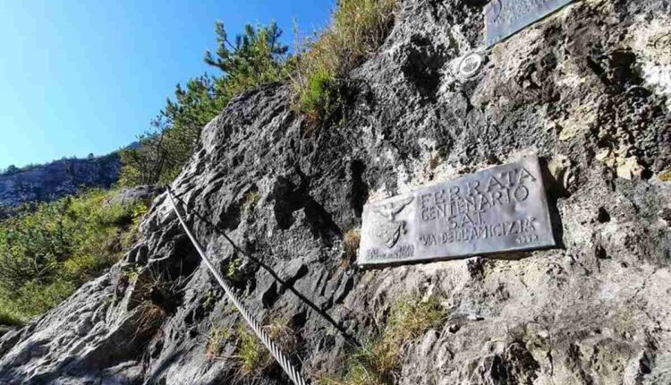 Riva del Garda, der Amicizia-Klettersteig geschlossen