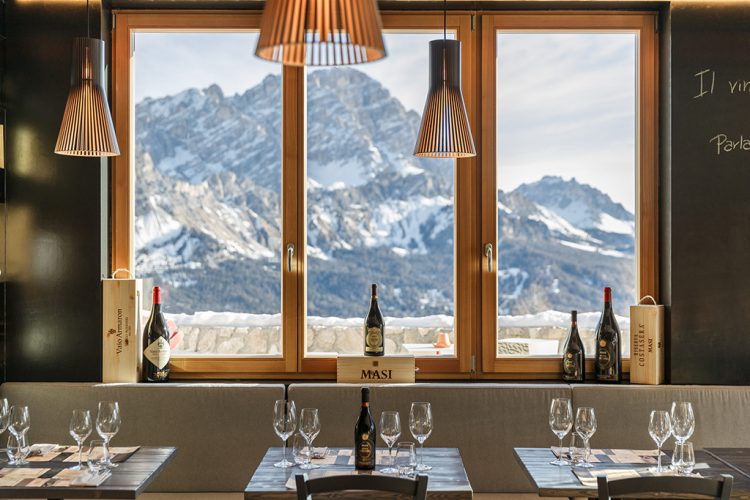 Die Masi Wine Bar in Cortina öffnet wieder für die lang erwartete Wintersaison 2022