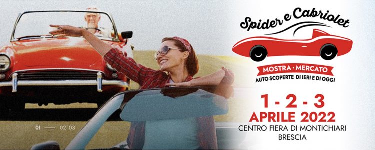 Spider und Cabriolet auf dem Messegelände Montichiari (Brescia)