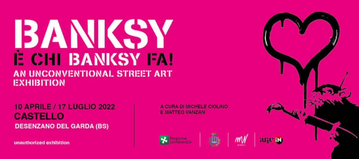 Desenzano: Einweihung der Ausstellung über Bansky und Street Art