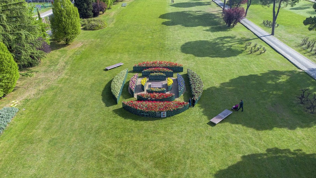 Tulpenmania, eine neue Installation im Parco Giardino Sigurtà in Valeggio