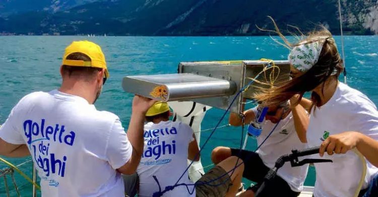 „Goletta dei laghi“ (Schoner des Sees): Der Lago besteht erneut den Legambiente-Test