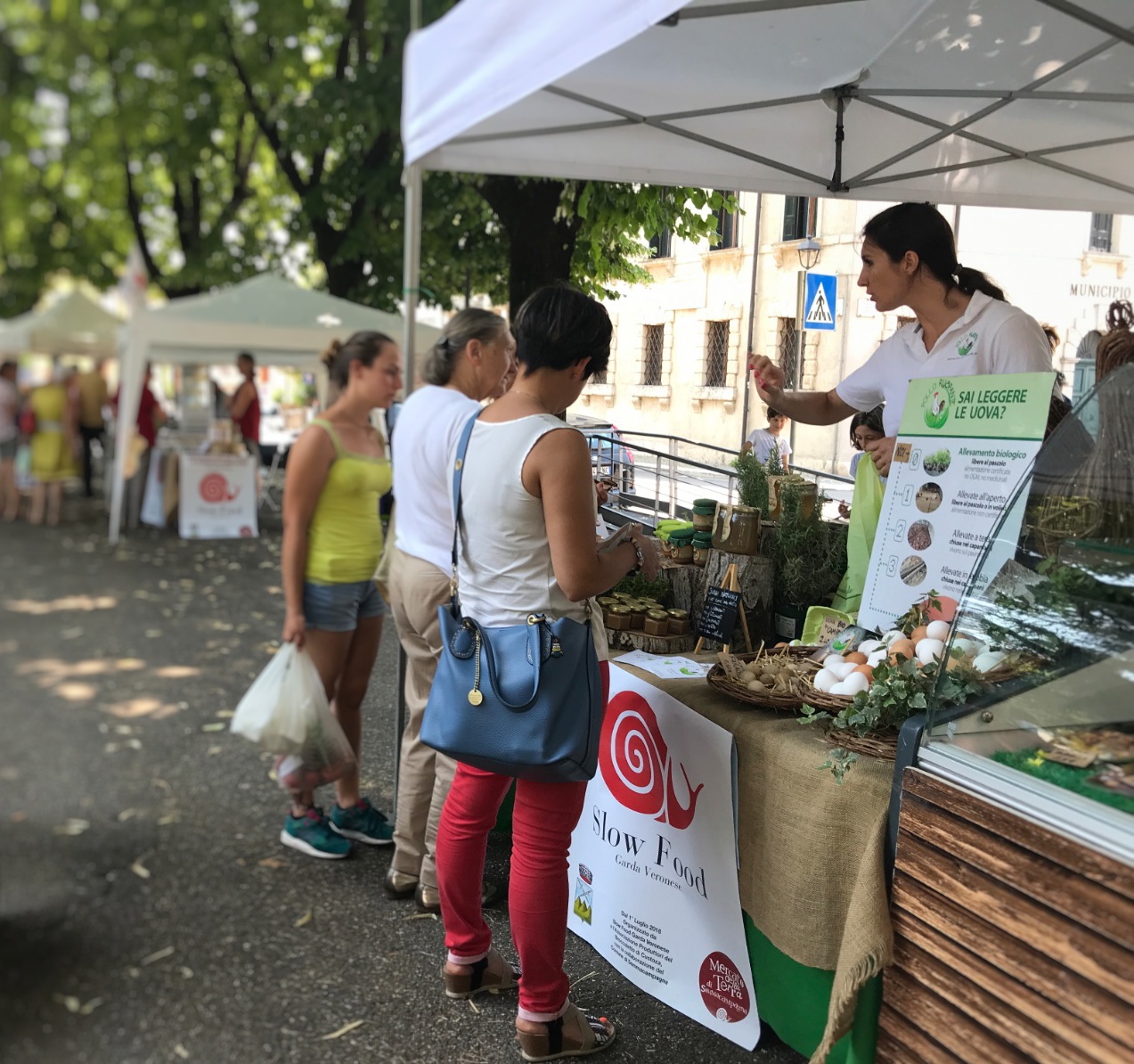 Slow Food Markt in Sommacampagna