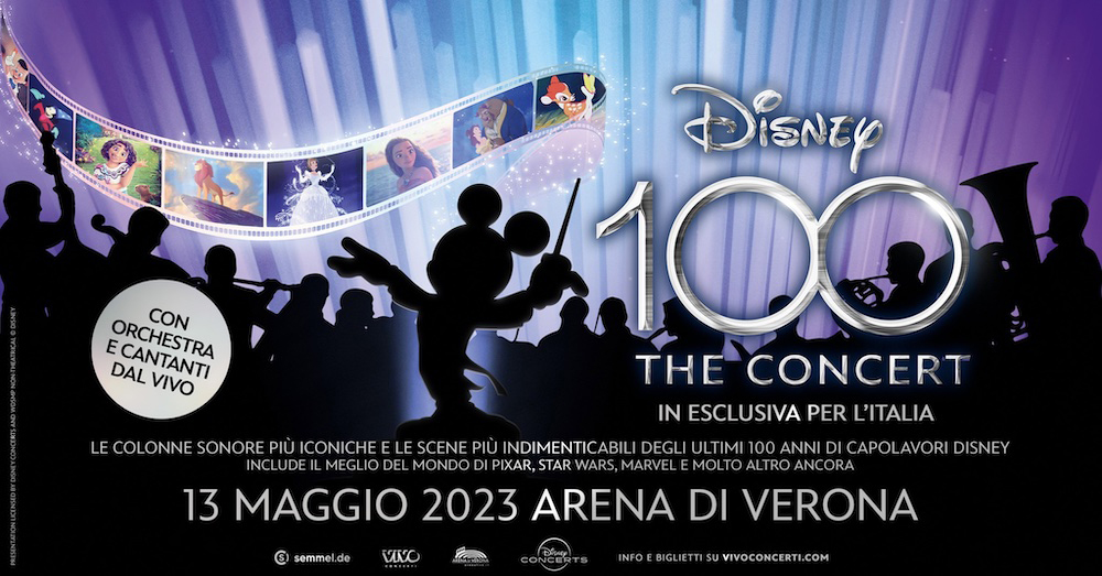 Am 13. Mai feiert Disney sein 100-jähriges Bestehen mit einem Konzert in der Arena