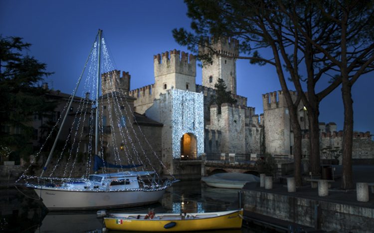 Am Samstag, den 31. Dezember, Silvester auf der Piazza in Sirmione