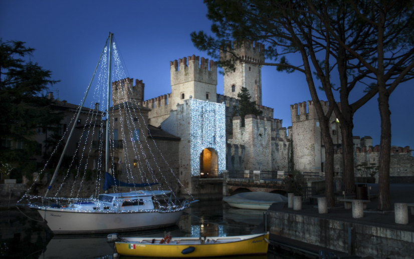 Am Samstag, den 31. Dezember, Silvester auf der Piazza in Sirmione