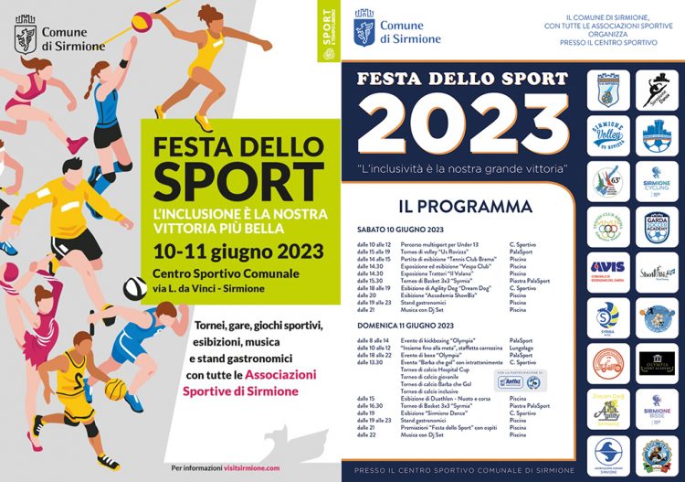 Sirmione, am 10. und 11. Juni das Sportfest unter dem Zeichen der Inklusion