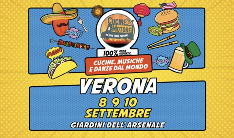 Verona: StreetFood, Musik und Tänze aus aller Welt vom 8. bis 10. September