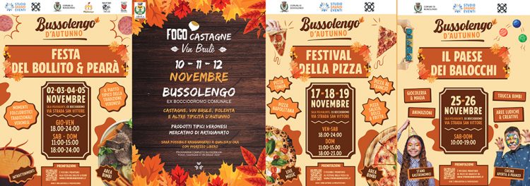 In Bussolengo bereitet man sich darauf vor, den Herbst mit einem Monat voller Events zu feiern