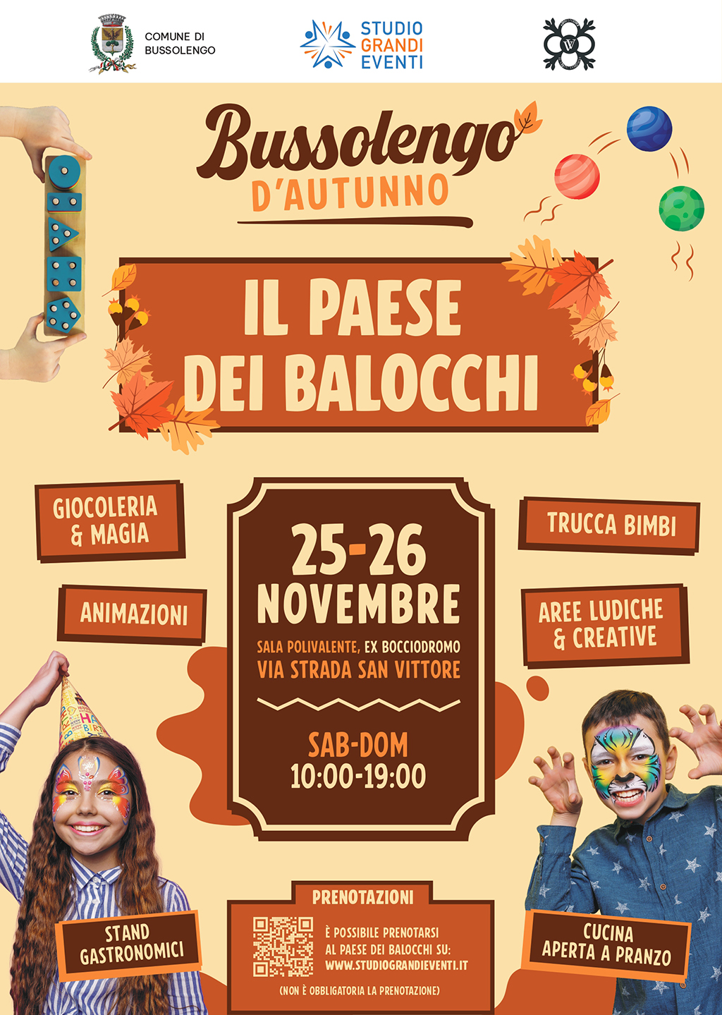 Am 25. und 26. November Bussolengo wird zum Land des Spielzeugs Il Paese dei Balocchi 2023