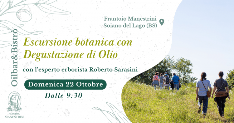 Soiano del Lago: Botanische Exkursion mit Ölverkostung am 22. Oktober
