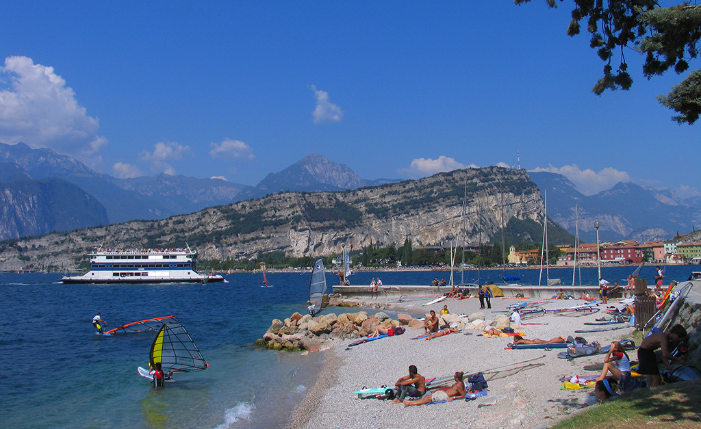 Warmes und schönes Wetter: ausverkauftes Wochenende am Gardasee