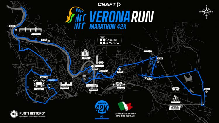 Der Countdown für den Verona Run Marathon am Sonntag, den 19. November, hat begonnen