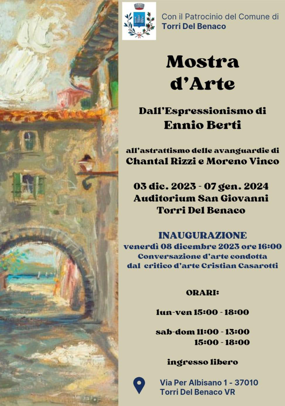 Kunstausstellung in Torri del Benaco Mostra Ennio Berti