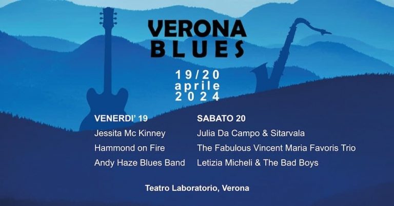 19. und 20. April: die erste Ausgabe von Verona Blues in Verona