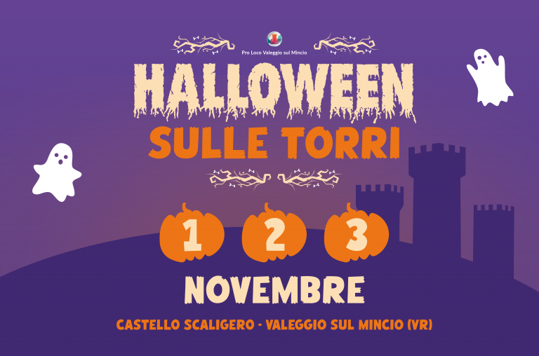 Vom 1. bis 3. November, Halloween im Scaliger Burg in Valeggio sul Mincio