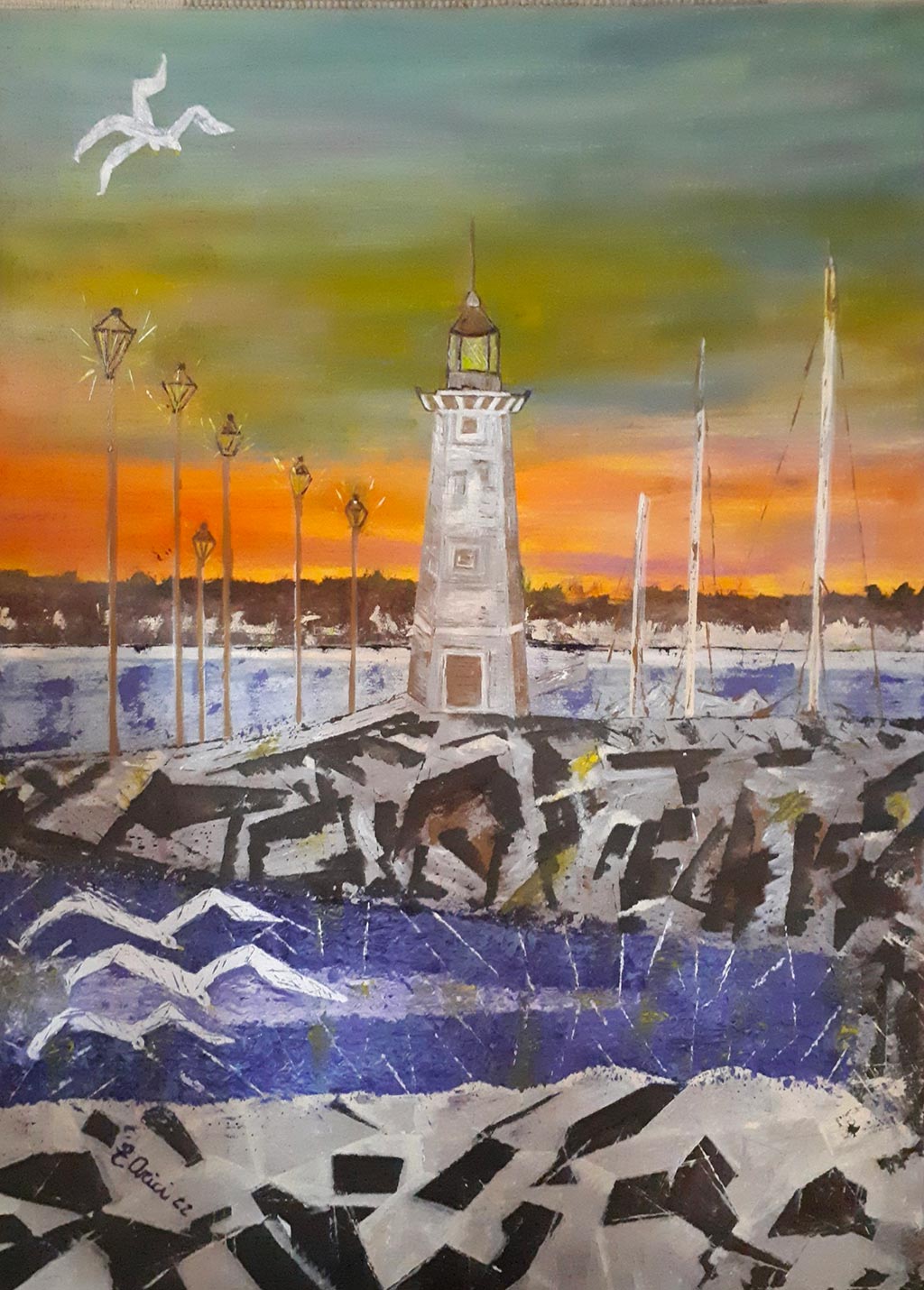 Elisabetta Arici stellt in Desenzano aus Kunst: ein Weg zur Wiedergeburt
