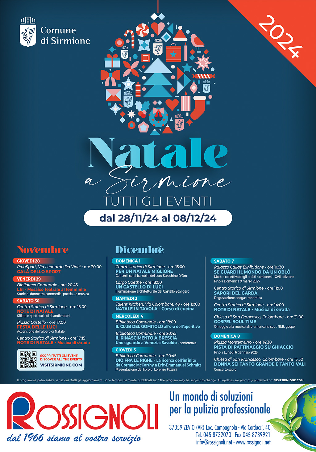 Weihnachten in Sirmione: umfangreicher Veranstaltungskalender für die Festtage Natale in Sirmione