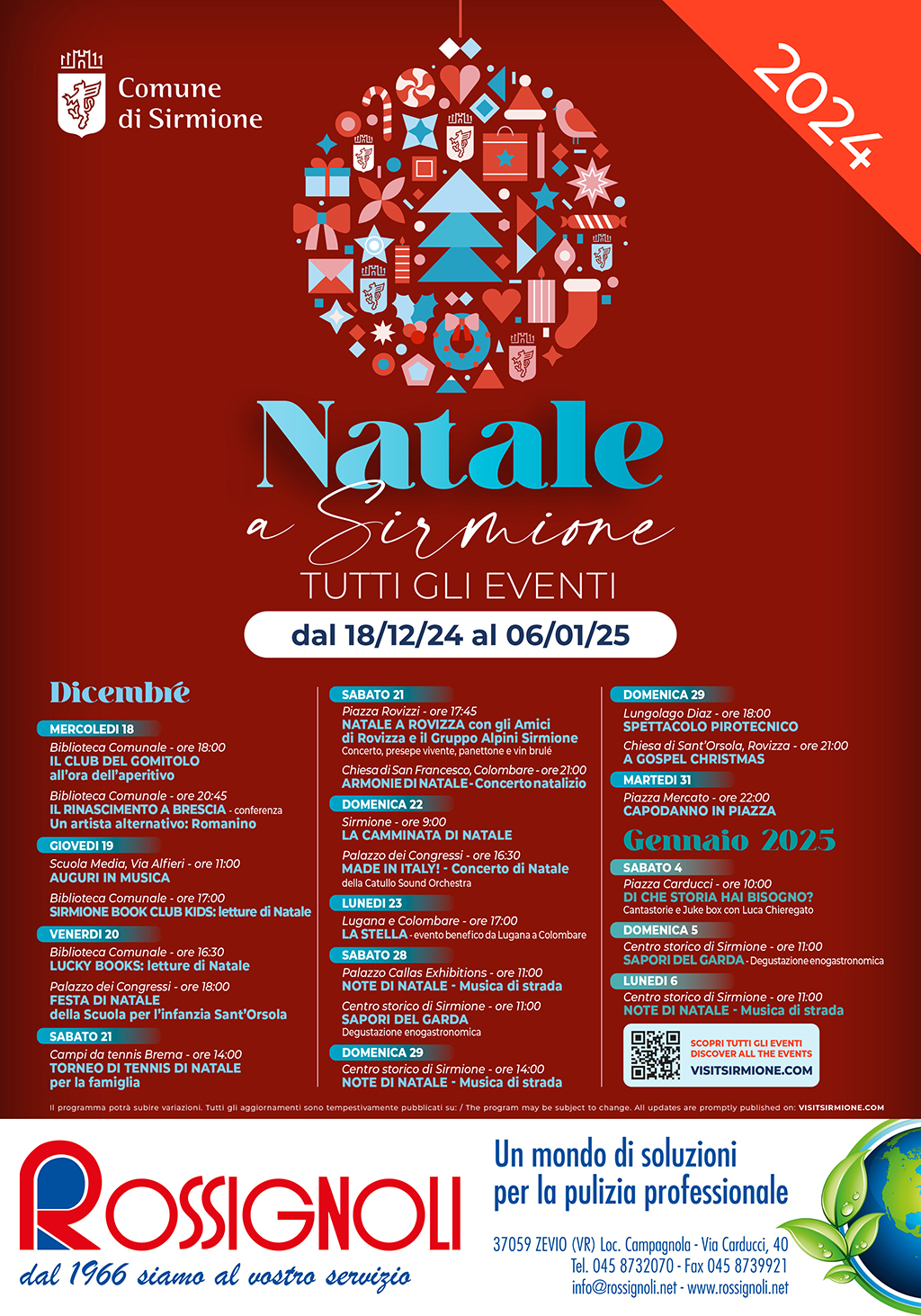 Weihnachten in Sirmione: umfangreicher Veranstaltungskalender für die Festtage Natale in Sirmione