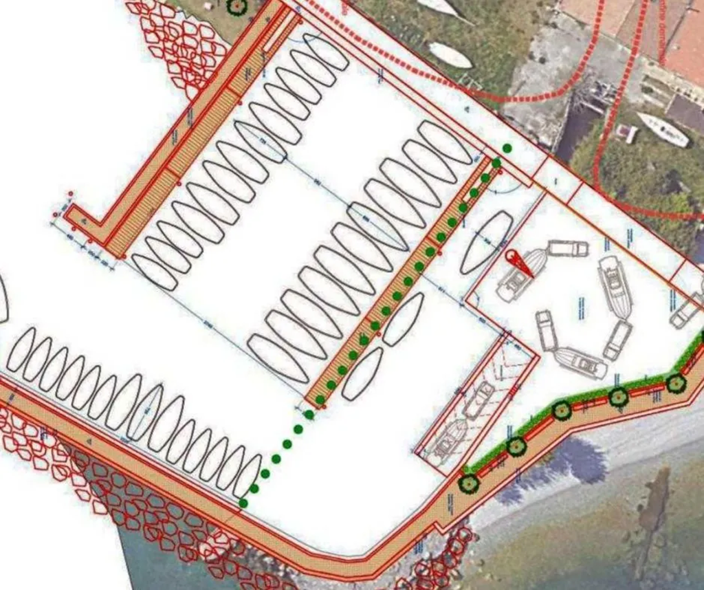 Toscolano, ein neuer Hafen mit 40 Liegeplätzen in Planung