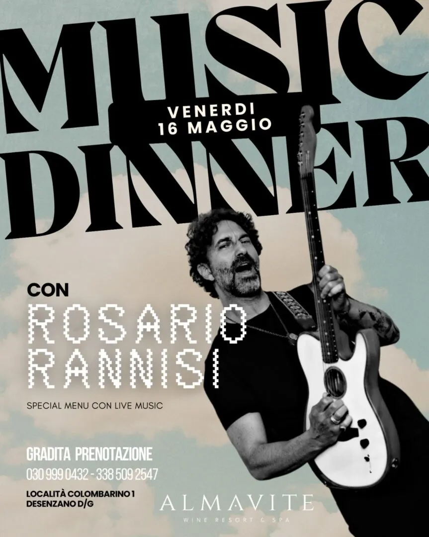 Desenzano, Musik und regionale Spezialitäten: Am 16. Mai startet das Festival Almavite Live Music auf Festival Almavite