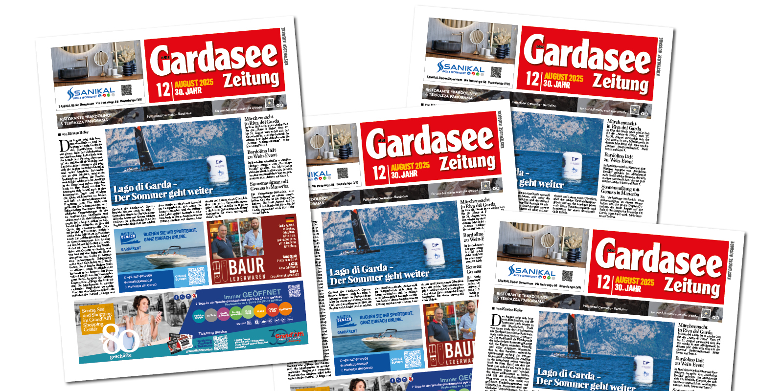 Die neue Ausgabe der Gardasee Zeitung ist da
